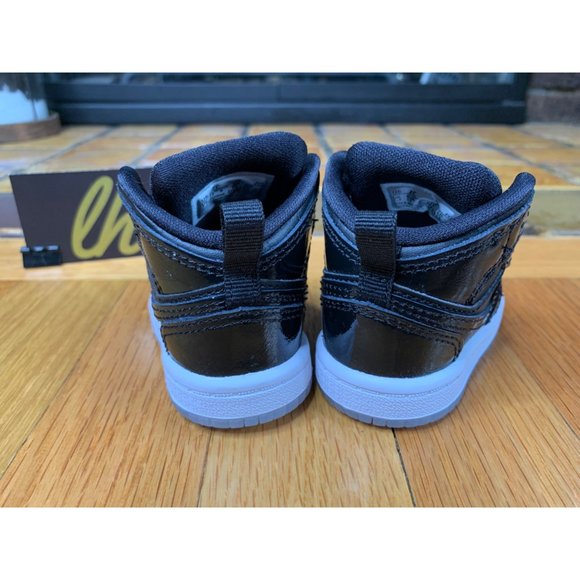 Toddler 2c Air Jordan 1 Mid “Space Jam” Athletic Basketball Shoes DV1338-004 - Picture 5 of 7